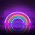 Neon Rainbow 9" Multi Color LED Acrylic Box Brightside Neon Rainbow 9" Multi Color LED Acrylic Box Brightside