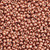 Czech Seed Beads 10/0 Strung Metallic Copper Matt