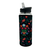 Water Bottle with Sleeve Floral Gathering Black 24oz