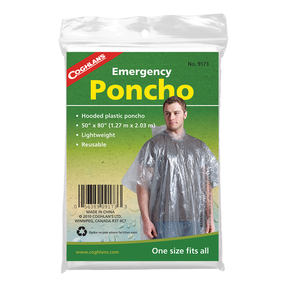 Emergency Poncho - Clear Coghlan's