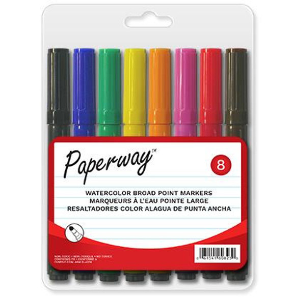 Watercolor Markers 8 Pk Kamset