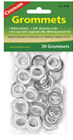 Grommets 20 Pcs 3/8" Nickel Coghlan's
