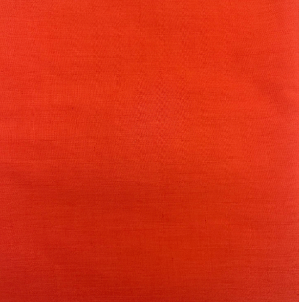 Fabric Broadcloth  - 45" Wide - Apx 27.5 M  ($3.50/M) Orange