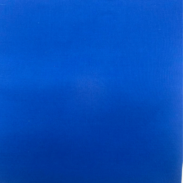 Fabric Broadcloth - 45" Wide -Apx 27.5 M  ($3.50/M)Royal Blue