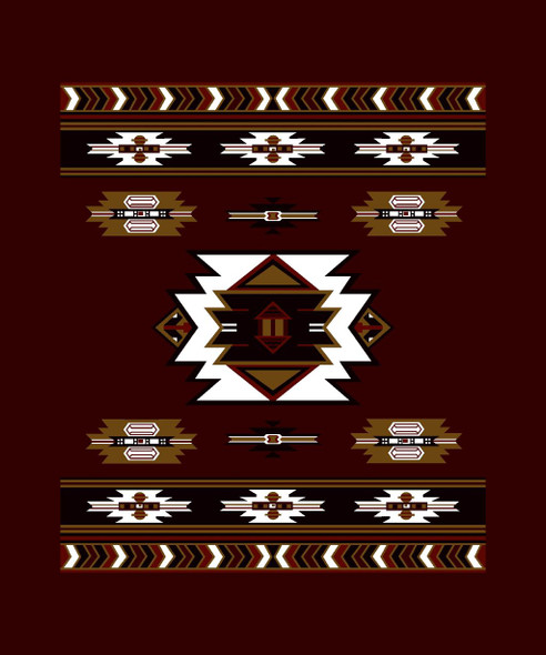 Silk Touch Blanket Southwest 76" X 92"