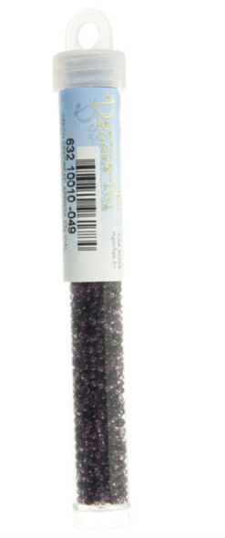 Czech Seed Bead 10/0 Tr Amethyst Mix 22g Vial