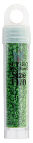 Delica Beads 11 Rd Op.Green Pea 5.2G Vial Miyuki