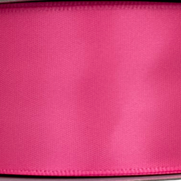 Satin Ribbon By The Roll 1" Or 7/8" 30m Hot Pink