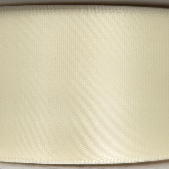 Satin Ribbon By The Roll 1/4" 30m  Ivory (#206-1-031)
