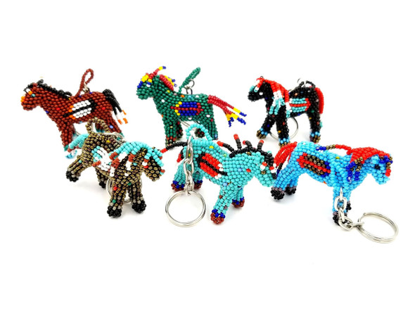 Beaded Keychain Horse