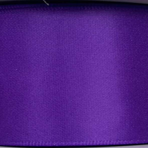 Satin Ribbon By The Roll 3/8"  30m Purple
