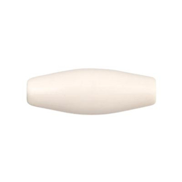 Acrylic Hairbone Pipe 1" Bone White 100pcs