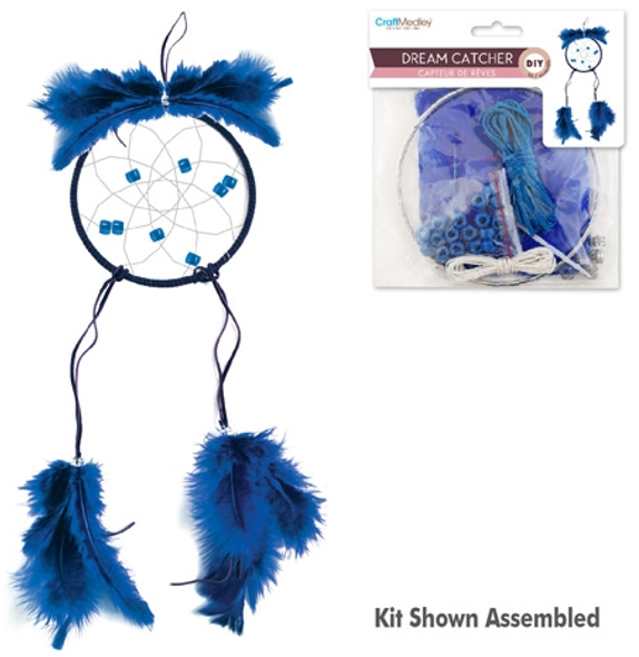 Dream Catcher Kit Indigo Blue 4 5/8" Diy