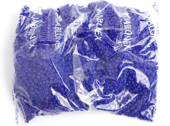 Czech Pony Bead 6/0 Opaque Royal Blue Ab 500 G Preciosa