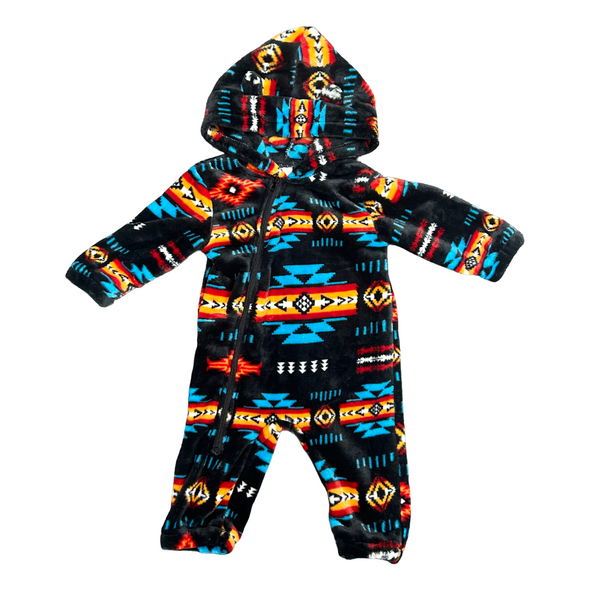 Baby Jumper 1pc Black Southwest