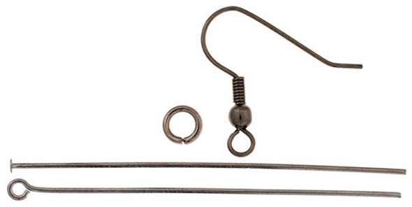 Fisk Hook W Ball & Spring Gunmetal Dazzle-It