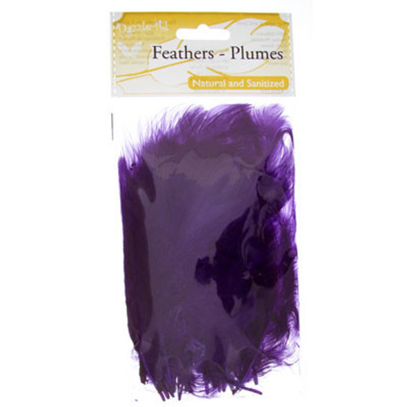 Feathers Marabou 4-6" Purple Dazzle-It