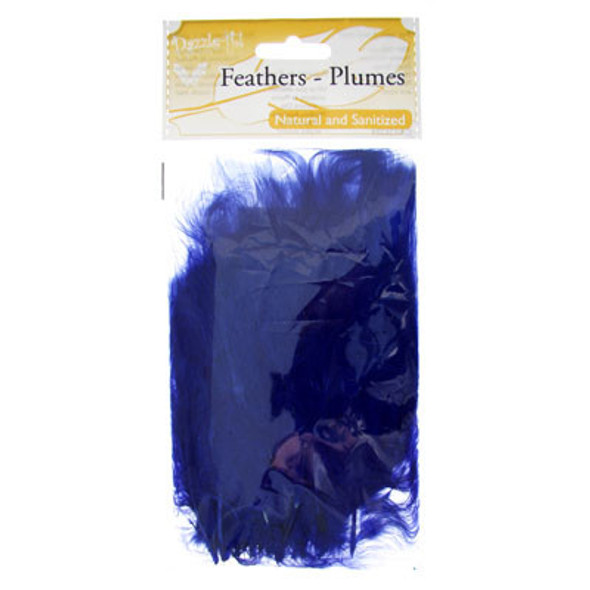 Feathers Marabou 4-6" Royal Dazzle-It
