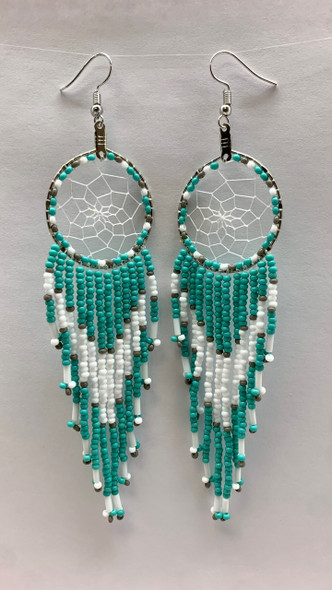 Earrings Dreamcatcher 1" Indigenous Made Assorted