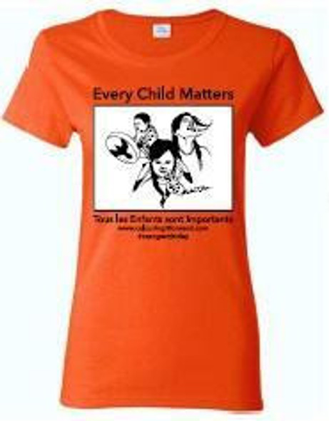 Orange T-Shirt Adult Every Child Matters - Small