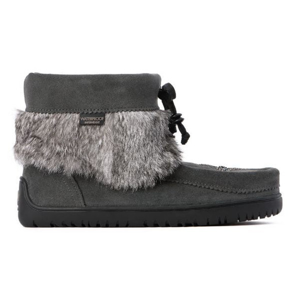 Keewatin Suede Charcoal Ladies 5-10 Wp Mukluk