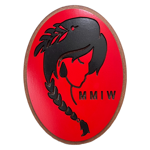 Wooden Plaque Oval Mmiw