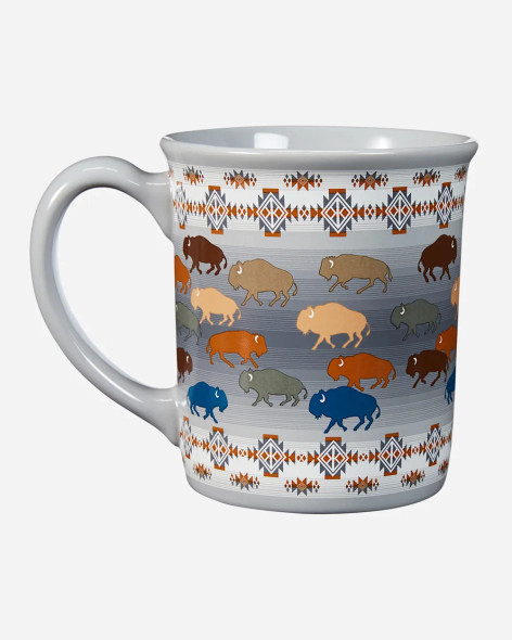 Coffee Mug Prairie Rush Hour Grey Pendleton 18oz