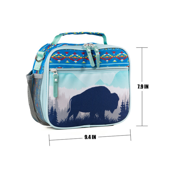 Insulated School Lunch Bag Buffalo