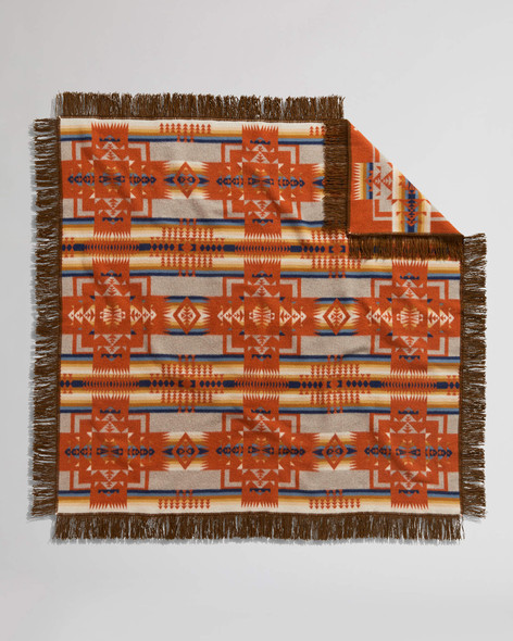 Shawl Chief Joseph Chili With Fringe Pendleton