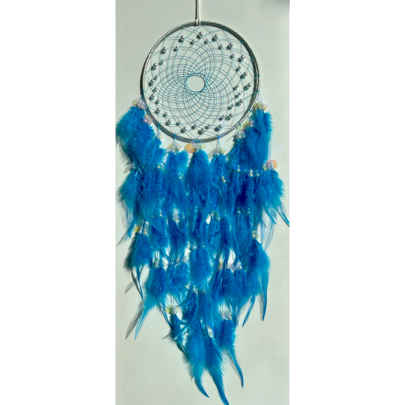 Dream Catcher 8" Beads & Feathers