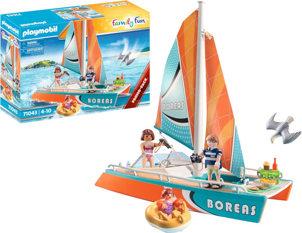 Playmobil Family Fun 53Pc Catamaran