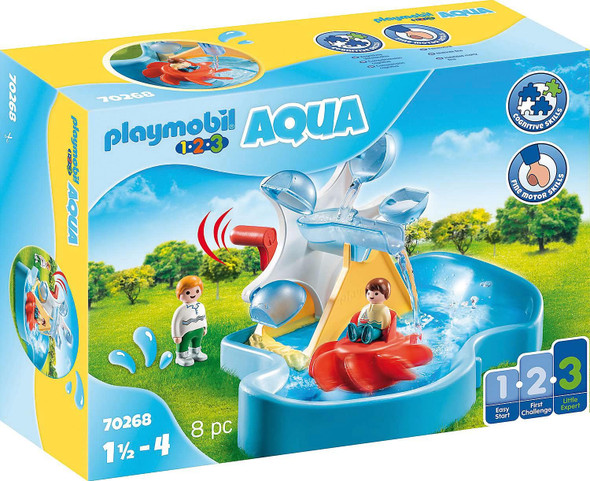 Playmobil Aqua 8Pc Water Wheel Carousel