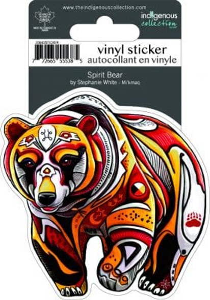 Sticker 1pc Spirit Bear - Stephanie White Sticker 1pc Spirit Bear - Stephanie White