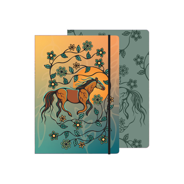 Journal Artists "Horse (Bebezhigooganzhii)" Storm Angeconeb