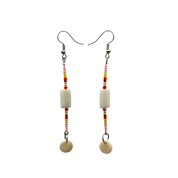 Earrings Mini Mother Of Pearl Indigenous Made Assorted Shapes Earrings Mini Mother Of Pearl Indigenous Made Assorted Shapes