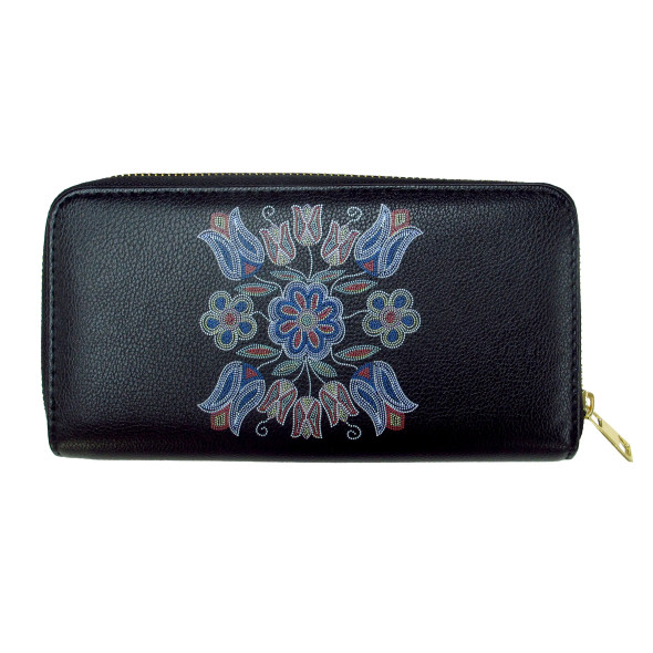 Zip Wallet Artists "Silver Threads" Deb Malcolm