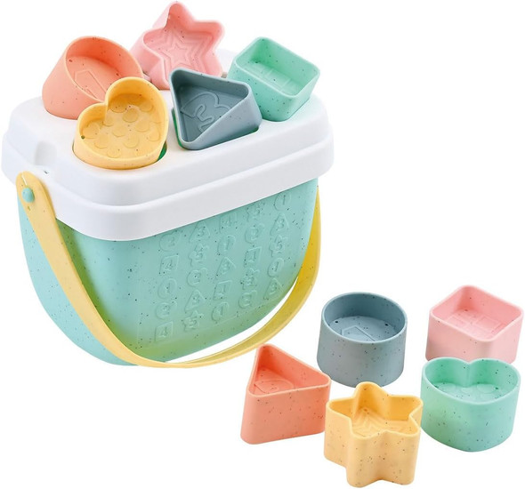 Match-a-shape Bucket 12pcs Play Match-a-shape Bucket 12pcs Play
