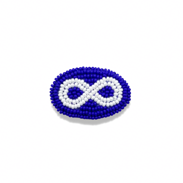 Beaded Brooch Pin Metis