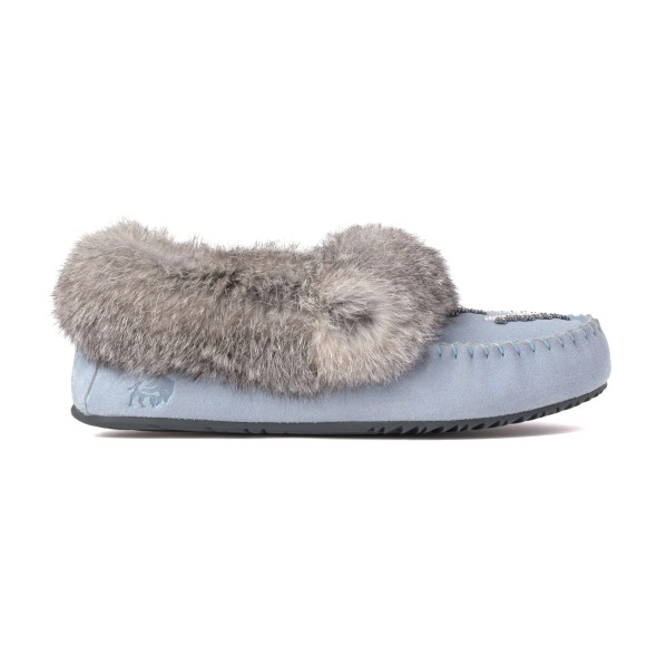 Street Suede Mist Ladies Moccasin