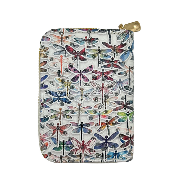 Card Wallet Dragonfly  W Rhinestones