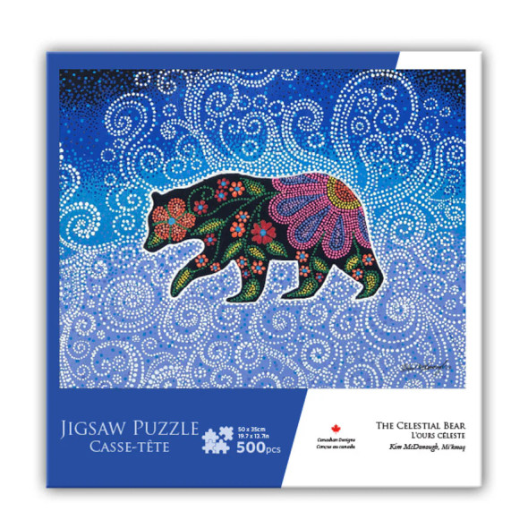 Puzzle 500pcs "Celestial Bear" Kim McDonough