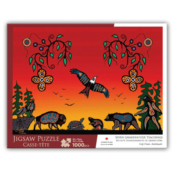 Puzzle 1000pcs "Seven Grandfather Teachings" Cody Houle