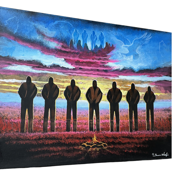 Canvas Painting 18x24 By James Wedzin
