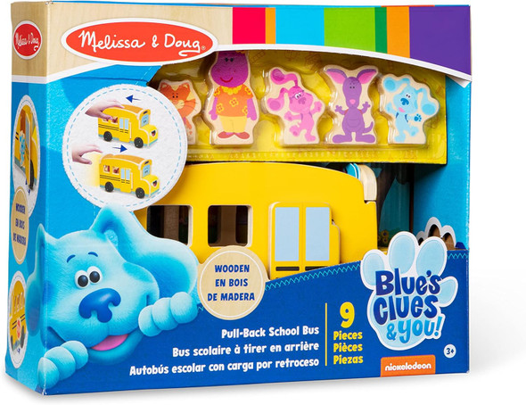 Pull-back School Bus Blues Clues - Melissa & Doug Pull-back School Bus Blues Clues - Melissa & Doug