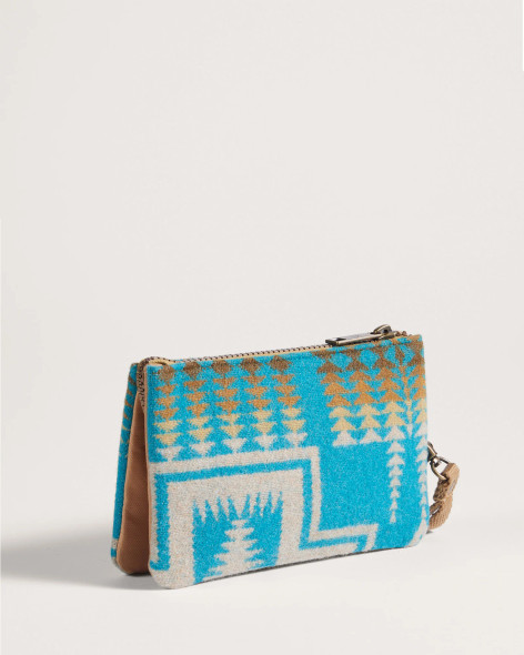 Wallet On Strap Turquoise Harding Pendleton