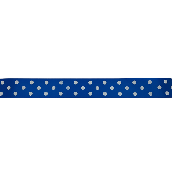 Ribbon By The Roll 1 1/2" 25m Polkadot - Royal