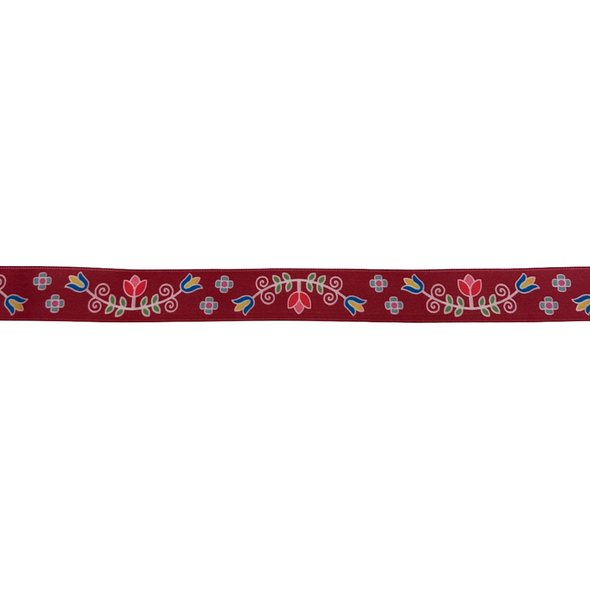 Ribbon By The Roll 1" 23m Tulip - Burgundy