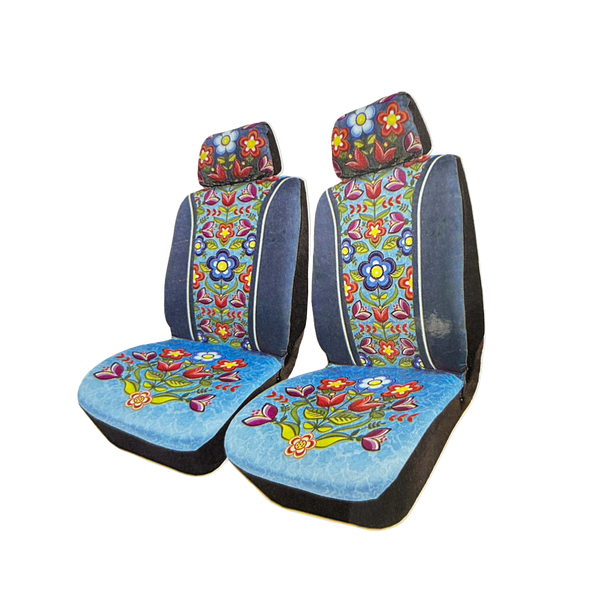 Car Seat Cover Floral Gathering Car Seat Cover Floral Gathering