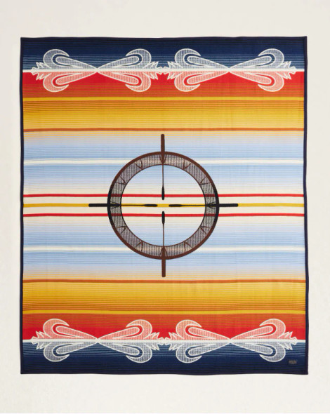 Robe Drum Keepers Pendleton Blanket Robe Drum Keepers Pendleton Blanket