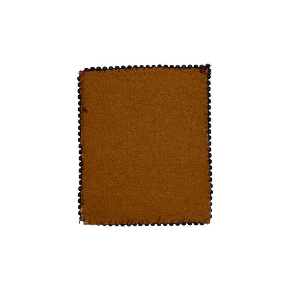 Melton Wool Card holder - Purple Flower